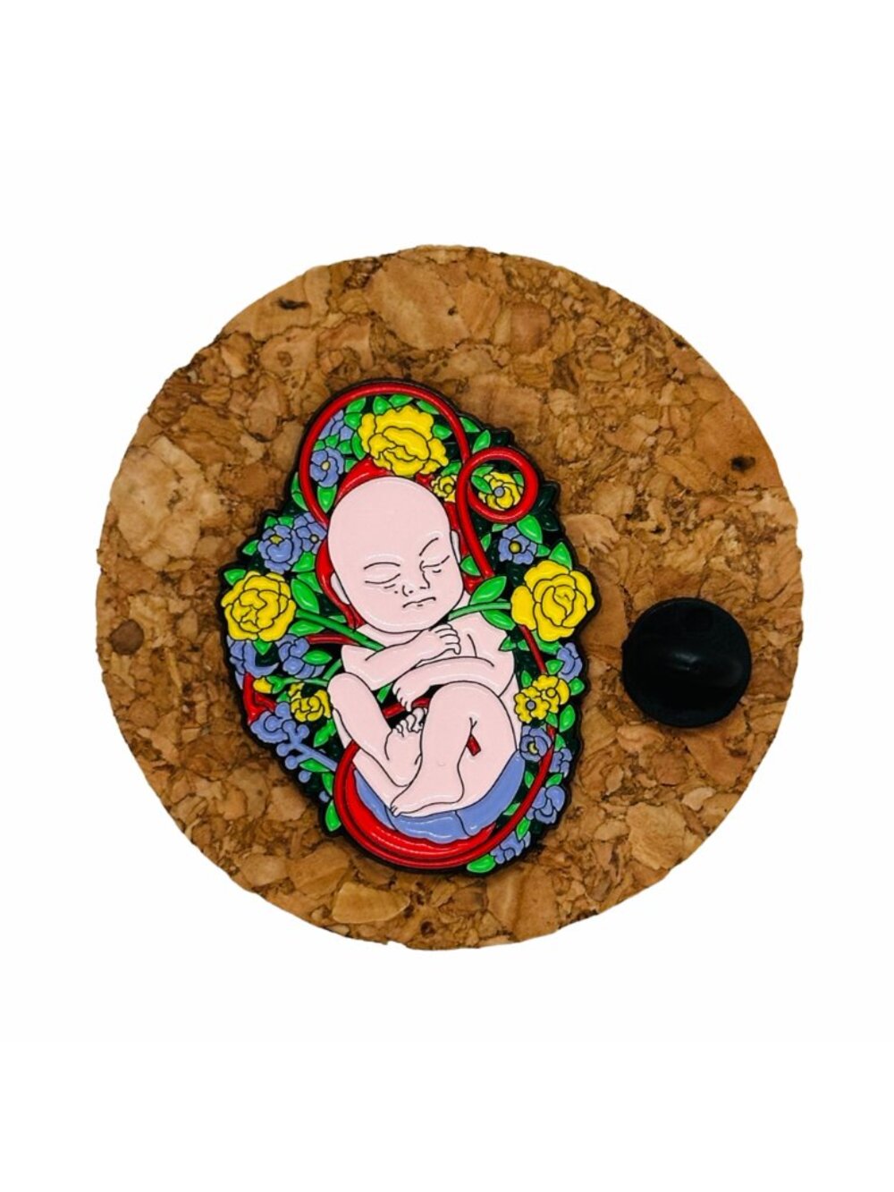 ✨Brooch Jewelry Fetus In The Uterus Pin Enamel Baby Anatomy✨ - Picture 2 of 5